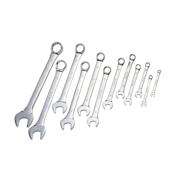 Combination Spanner Set Of 12 - Box Pack | Chrome Vanadium Steel, Extra Advantages, Easy To Carry Case, Versatile, Clockwise & Anticlockwise Spanner | Multipurpose Spanner Tool Kit