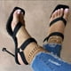 thumbnail image 4 of Sandalias de verano para mujer, chanclas informales para mujer, sandalias romanas finas de tacón alto Wmkox8yii  nm9939, 4 of 4