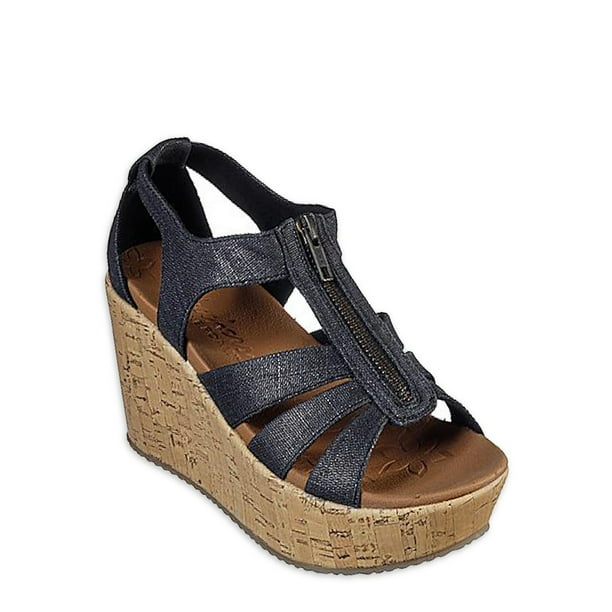 Skechers Brit Living Wedge Sandal (Women's) - Walmart.com