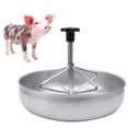 thumbnail image 2 of Pig Feed Trough, Pig Feeding Container, with Plastic Groove Rod Farm Feeding Equipment, 2 of 8