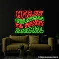 thumbnail image 3 of Glowneon Merry Christmas Ya Filthy Animal Neon Sign, Merry Christmas Sign, Christmas Quotes Led, 3 of 5