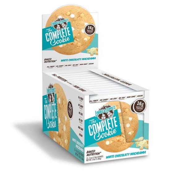 (12 Pack)Lenny & Larry'S The Complete Cookie White Chocolaty Macadamia Cookie, 4 Oz