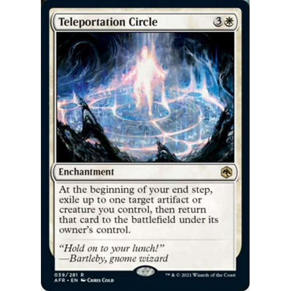 MtG Adventures in the Forgotten Realms Rare Teleportation Circle #39