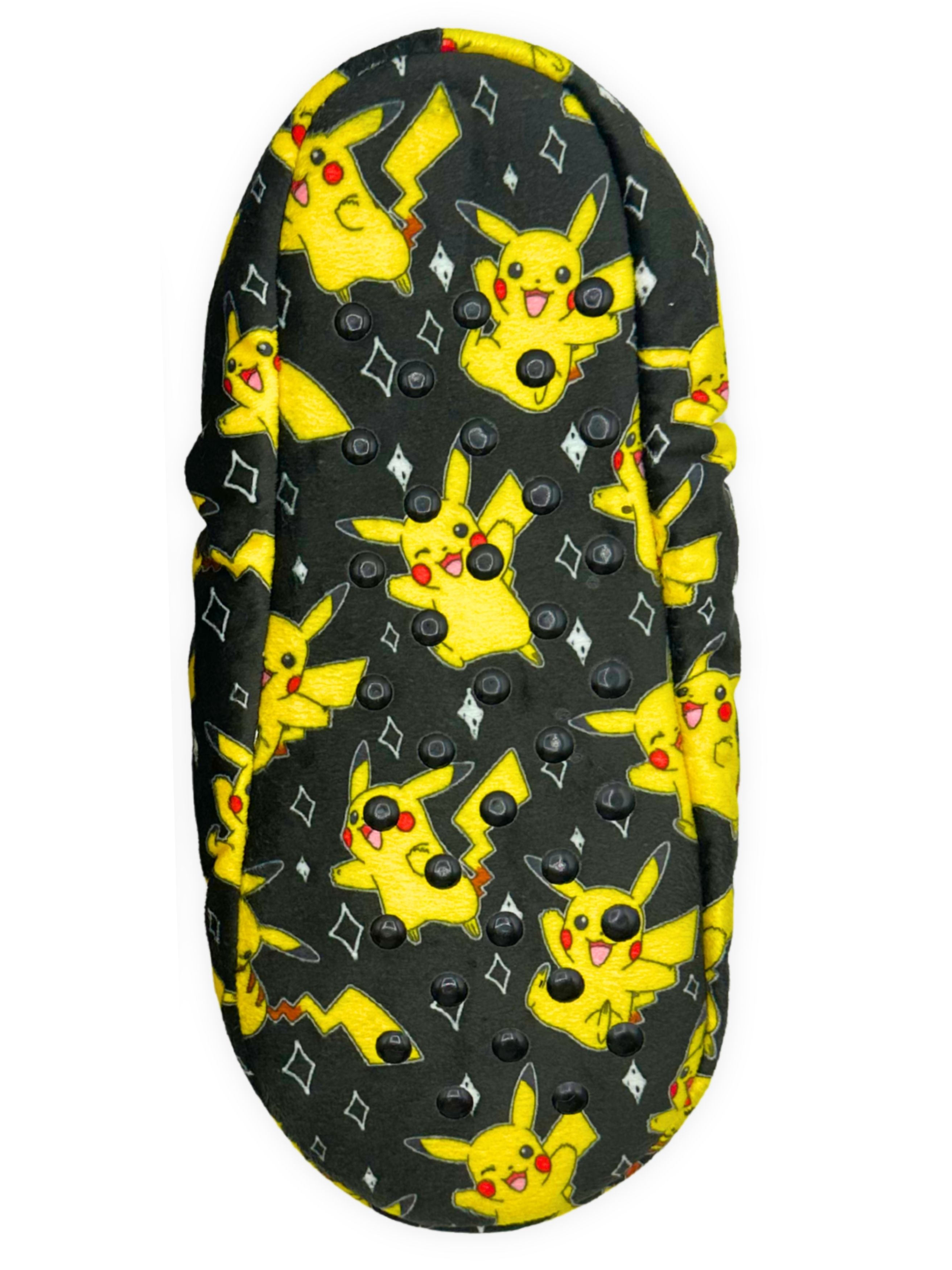 Pokemon Men's Fuzzy Babba Slipper Socks, 1-Pack, Sizes M/L & L/XL
