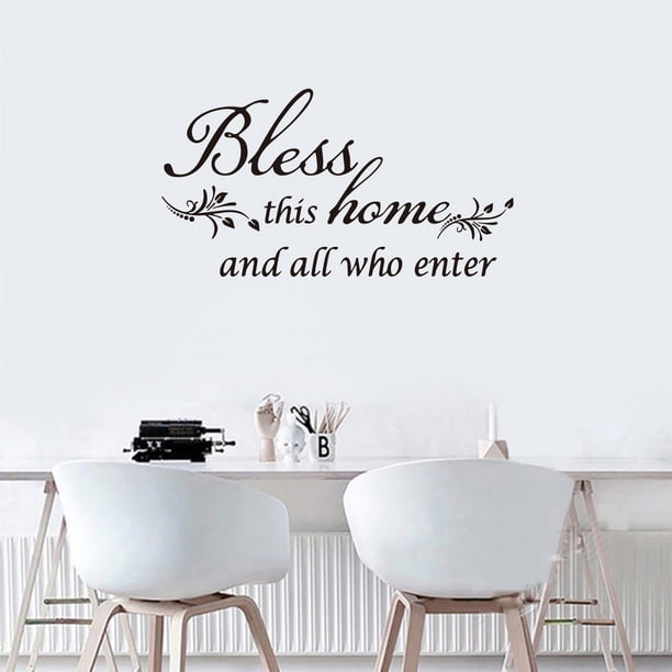 Fiudx Vinilo Decorativo para Pared, Diseño con Frase Inspiradora, Adhesivo Extraíble, Fácil de Instalar, Duradero (5-8 Años), Superficies Lisas, para Sala de Estar y Dormitorio, 56 X 30 Cm
