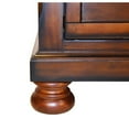 thumbnail image 7 of Miekor Furniture Baltimore Wood Nightstand with Hidden Jewelry Drawer in Dark Walnut W5U697, 7 of 7