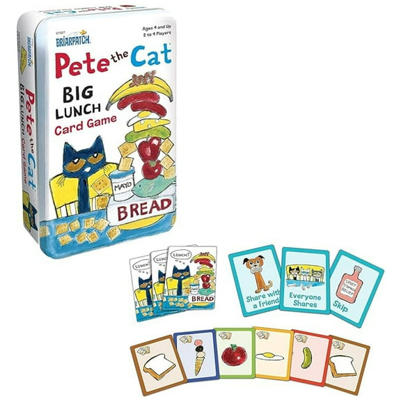 Briarpatch | Pete the Cat Big Lunch Card Game Tin, Fans of Pete the Cat Books, Ages 4 