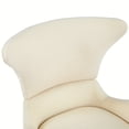 thumbnail image 5 of Christopher Knight Home 28" Modern Upholstered Accent Chair with Storage Space, Pet-Friendly, Beige, 5 of 11