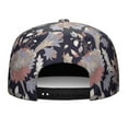 thumbnail image 4 of Elegant Fantasy Snapback Hat, Adjustable Flat Brim Cap with Mandala Inspired Paisley, Classic Style, 4 of 7