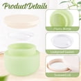 thumbnail image 5 of 250ml/8oz Empty Plastic Containers,4pack Wide Mouth Hand Cream Sample Container,Green Travel Size Storage Bottles for Lotion,Toiletries, 5 of 6