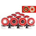 thumbnail image 4 of Rodamientos para Patinetas Sunnimix 16Pc ABEC 9 para Patines en Línea rojo, 4 of 7
