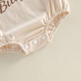 thumbnail image 6 of Nwiuh Western Baby Girls Boys Bodysuit Clothes Country Cowboy Cowgirl Funny Cute Infant Creeper One-Piece Baby Bodysuit (Beige, 3-6 Months), 6 of 7