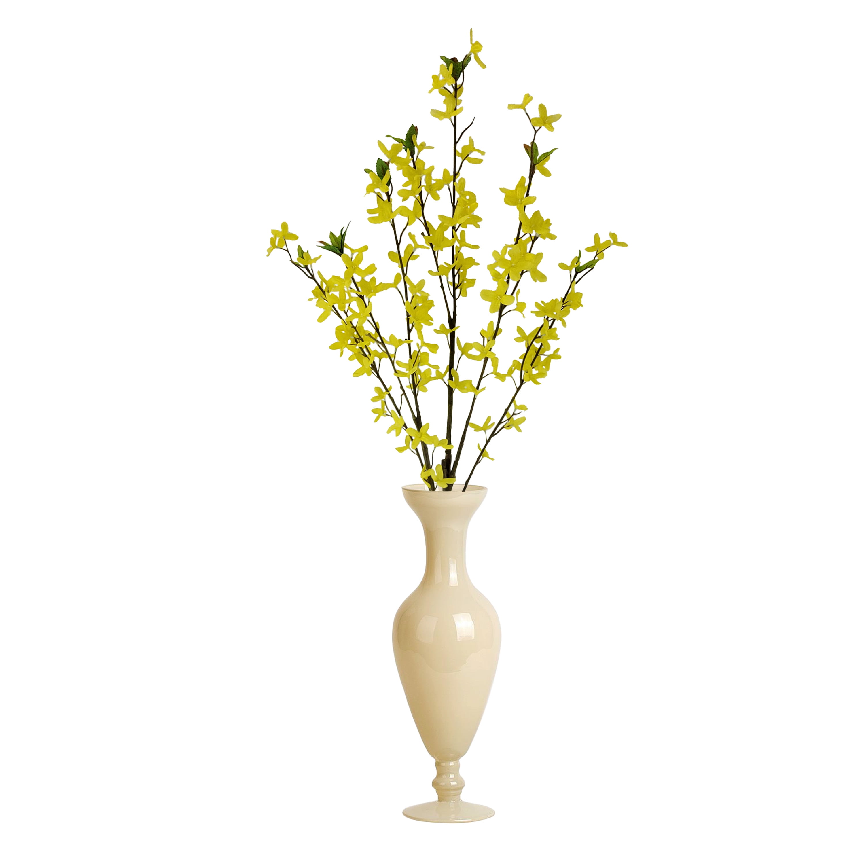(2 pack) Mainstays 50-Inch Yellow Forsythia Artificial Stem for Home Decor