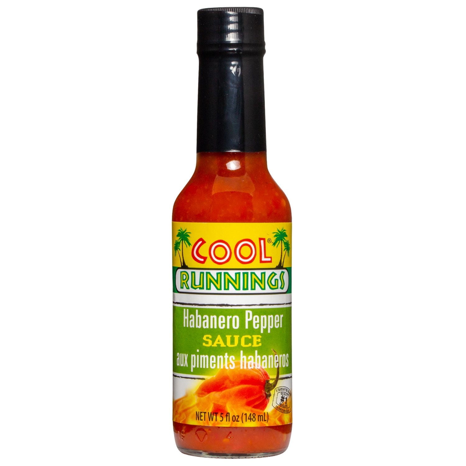 Sauce aux piments Habaneros de COOL RUNNINGS 148 ml