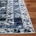 thumbnail image 4 of SAFAVIEH Vintage Hamadan Keighley Oriental Area Rug, Blue/Ivory, 5'3" x 7'6", 4 of 9