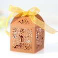 thumbnail image 5 of 100pc Eid Mubarak caja de dulces hueco Rosa Ramadán Kareem Cajas de Regalo islámico musulmán, 5 of 5