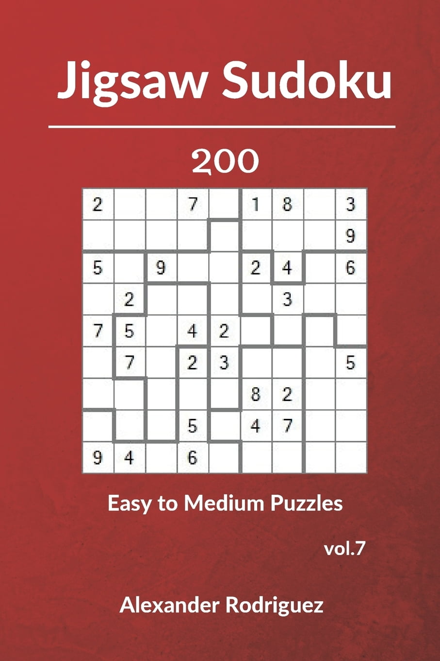 jigsaw sudoku puzzles 200 easy to medium vol 7 walmartcom