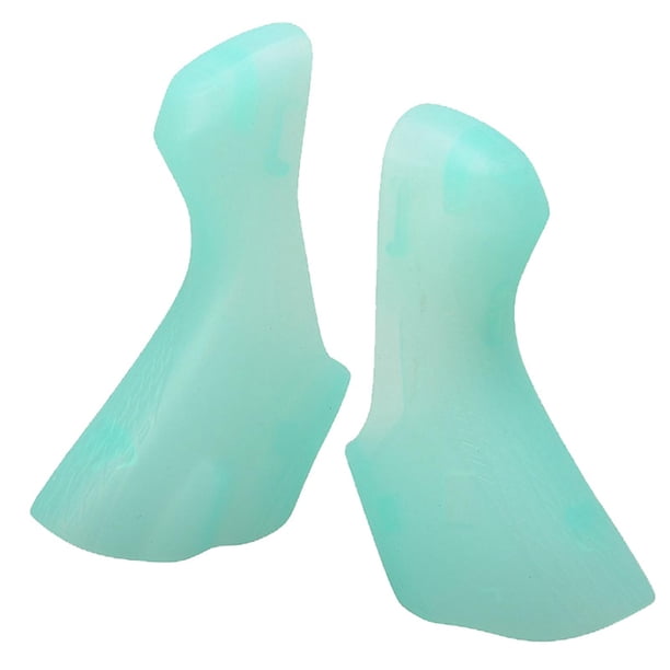 Cubierta de manija de freno de bicicleta, protección antideslizante, cómoda, silicona, cubierta de palanca de freno universal de bicicleta p azul luminoso Macarena Soporte de silicona para bicicleta