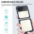 thumbnail image 7 of SaniMore for Samsung Galaxy Z Flip 4 Crystal Clear [Not Yellowing Technology] Case, Hard PC & TPU Bumpers Case with Wireless Charging Shockproof Protective Case for Samsung Z Flip 4, Navy, 7 of 7