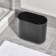 thumbnail image 3 of Bote de basura iDesign Cade ovalado de plástico gris antracita, 2,8 L, 3 of 4
