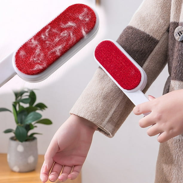 Cepillo Quitapelusas de Doble Cara - Reutilizable para Ropa, Alfombras, Sofás y Camas - Herramienta Ergonómica para Quitar Pelusas, 24 Cm de Largo