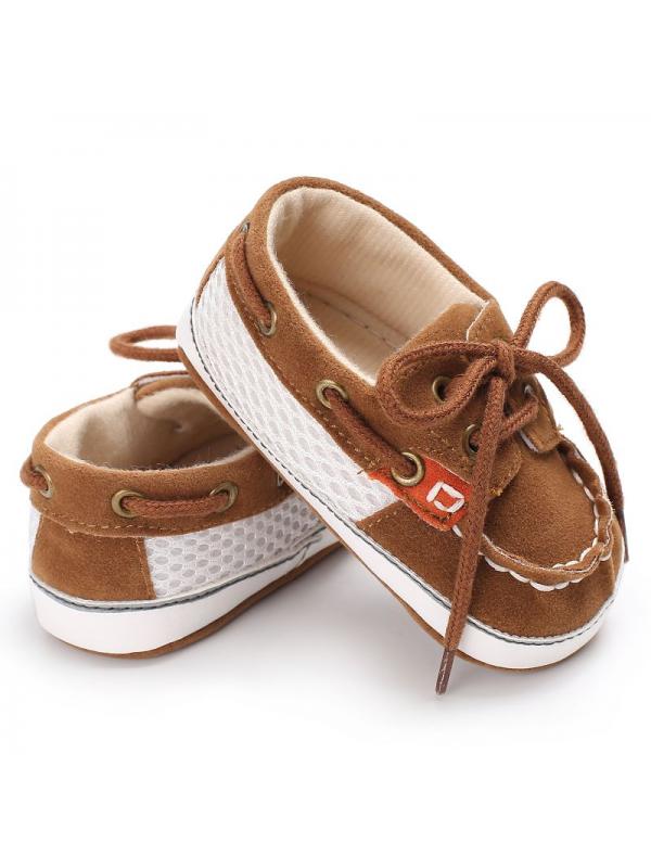 Baby Boy Casual Shoes Toddler Infant Sneaker Soft Sole Crib Shoes - image 1 of 12