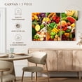 thumbnail image 5 of Elephant Stock Fresh Fruits And Veggies Wall Art - Horizontal Multi Panel Canvas - Kitchen Wall Decor - Food And Drink Multi Panel - Orange And Green Decor - 45" x 28", 5 of 8