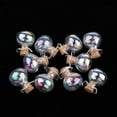 thumbnail image 3 of Yinanstore 20 Pieces DIY Cork Stoppers Glass Bottles Colorful Wooden Plug, 3 of 8