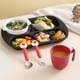 thumbnail image 5 of Ganfancp Cubierta de Plástico de Composición de Navidad de Los Niños Cubierta de La Casa Contra La Caída de Comida Rápida Tazón Taza de Agua Cuchara Tenedor Juego de Cinco Piezas Rebajas Flash Deals, 5 of 6