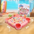 thumbnail image 6 of EagleStone Kids Water Table Fishing Game – Rotating Fish Board with Music, 45 Fish & 2 Poles, Fun Fishing Game for Toddlers and Kids (Pink), 6 of 8