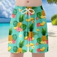 thumbnail image 2 of Icvfdpl Kids Boy Swim Trunks Child Girls Casual Floral Printing Shorts Summer Hawaii Holiday Beachwear Leisure Swimwear 6-7 Years, 2 of 7