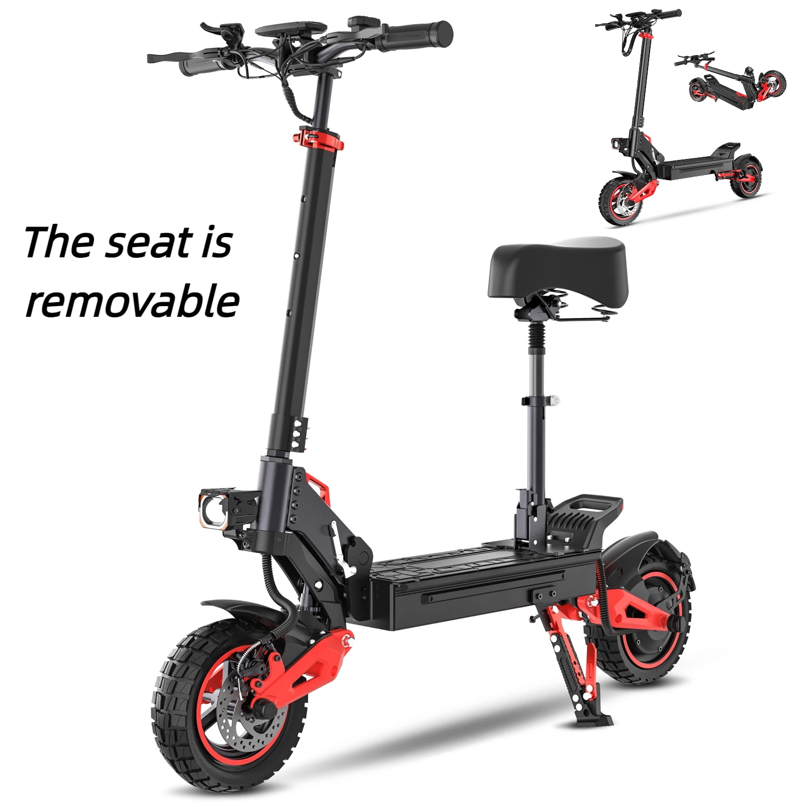 FREEBOY J15-max Off-road Electric Scooter,11 inch Pneumatic Tires,Easy Folding Design,Automatic Lighting System 1600W Brushless Motor,Real-Time LCD Display