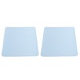 thumbnail image 2 of alfombrillas de ratón de cuero PVC impermeable para escritorio, cojín para oficina, hogar, protector de ratones, 27 x 21 cm, color azul claro, 2 of 5