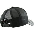 thumbnail image 5 of PU Leather Mesh Back Snapback Adjustable Baseball Cap, 5 of 6