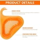 thumbnail image 2 of 4Pcs Sink Strainer Basket Food Strainers, Triangle Drain Rack Sink Storage Holder Plastic Hanging Sink Filter, 2 of 4