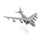 thumbnail image 4 of Maqueta de avión a escala 1:200 de metal fundido con base de exhibición. Modelo de avión para mueble de TV, cafetería, oficina, dormitorio o, 4 of 9