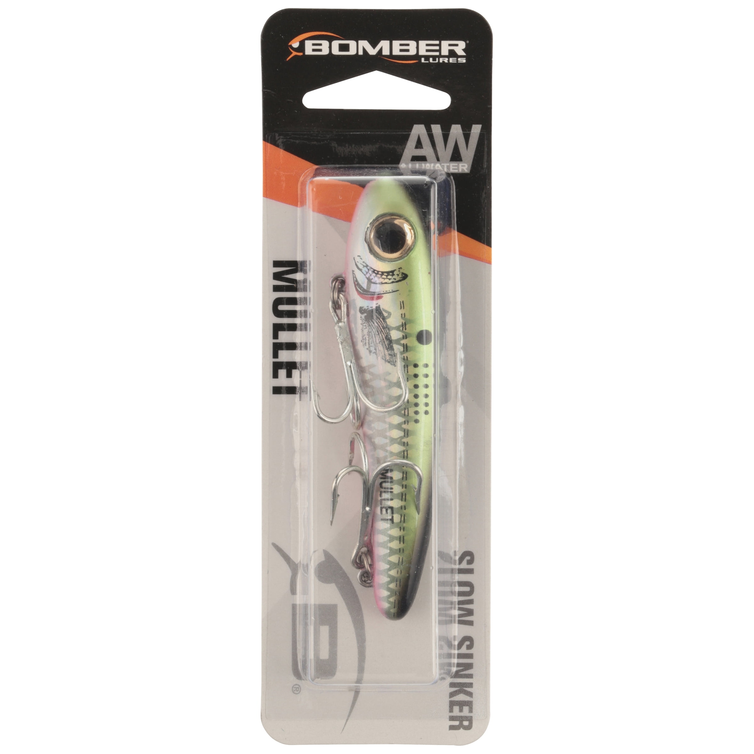 Bomber Mullet Lipless Crankbait 3 1/2" Menhaden 5/8 oz.