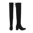 thumbnail image 2 of DREAM PAIRS Women's Over The Knee Thigh High Chunky Heel Boots Long Stretch Sexy Fall Boots, 2 of 5