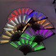 thumbnail image 4 of YAOBAMM Plastic Material Light Fan Luminous LED Light Foldable Glowing Strong Hinge 12V 8 Inch KTV Bar Club Performance Prop Hand, 4 of 7