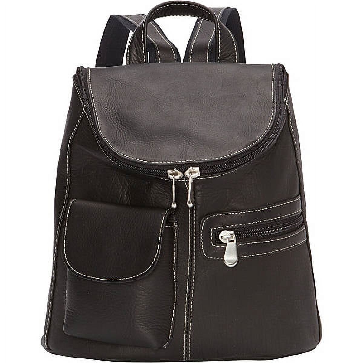 Le Donne Leather Lafayette Classic Backpack LD-9108 - image 2 of 5