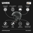 thumbnail image 2 of uvex stance - adjustable all-mountain ski & snowboard helmet - closable ventilation, comfort padding & highest safety - black matte - large, 2 of 7
