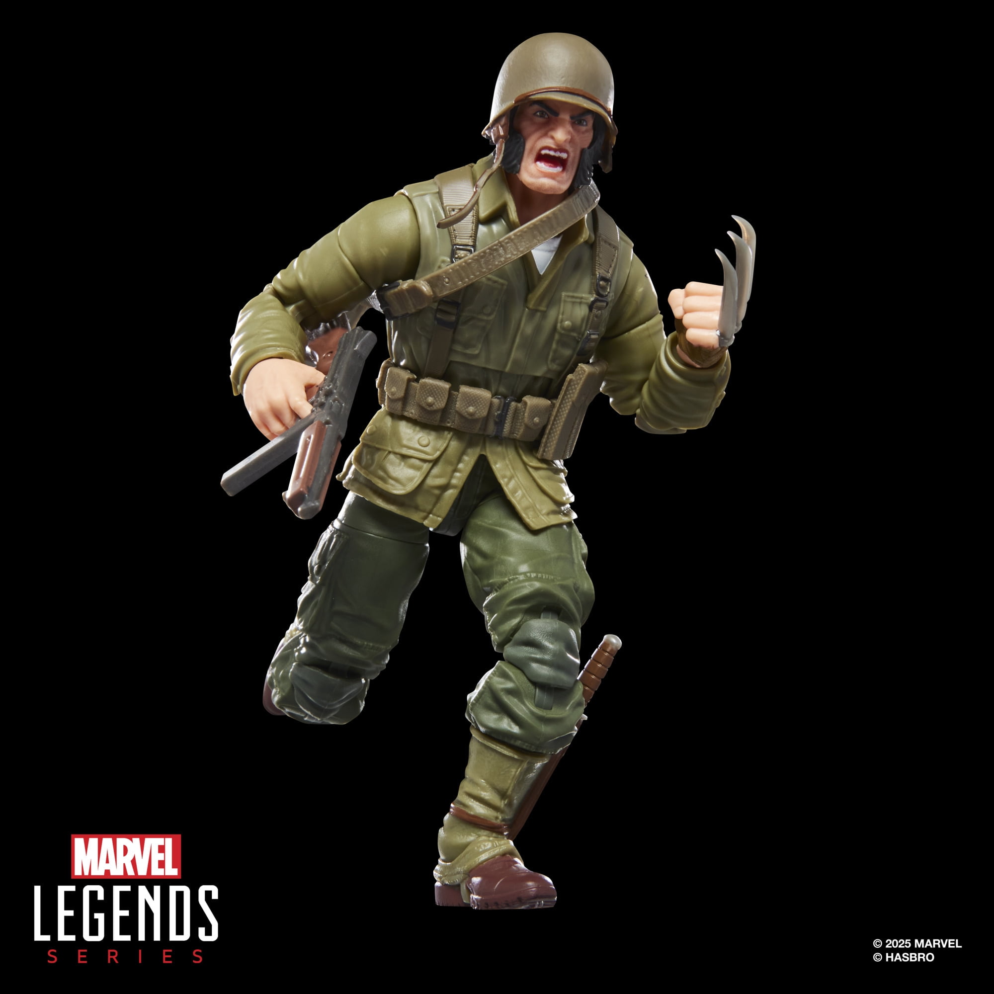 Marvel Legends Series Wolverine (WWII Logan), X-Men Comics Action Figure