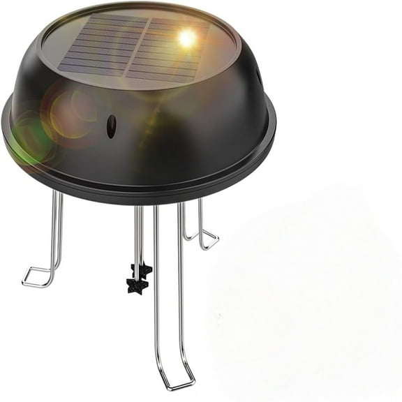 XUFLVPSEF Solar Water Wiggler for Bird Bath Round Shaped 5V 0.5W Solar Powered Water Agitator Bubbler for Garden Pond Decoration