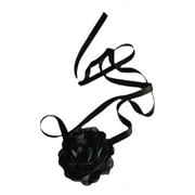 Bohemian Black Lacing Flowers Elegant Necklet Clavicle Chain Autumn and Winter Sweater Collocation Delicate Neck Chain