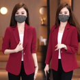 thumbnail image 2 of Early Autumn Professional Commuter Suit Jacket Women‘s 2024 New Style Small Style One Button Suit High-end Top, 2 of 7