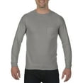 thumbnail image 2 of ComfClrs L/S Pocket T Grey, 2 of 2