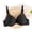 Black, variant on Women Ladies Front Closure Underwire Seamless Racer Back Push Up Padded Everyday Bra Bralette Underwear Hot Pink L