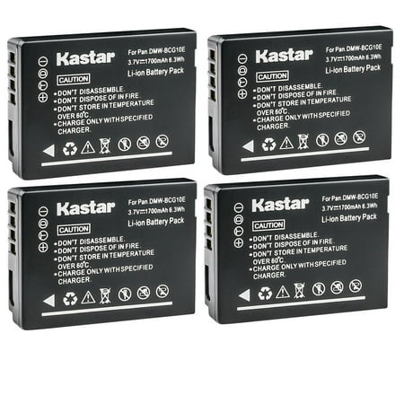 Kastar 4-Pack BP-DC7 Battery Replacement for Leica BP-DC7 BP-DC7-E Battery  Leica BC-DC7 BC-DC7-E Charger  LEICA V-LUX 20 V-LUX 30 V-LUX 40 Digital Camera