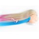 thumbnail image 5 of Pelucas con flequillo para mujer, peluca ondulada suelta, maniquí de cosmetología con cabello sintético y soporte para peinar los rizos., 5 of 5