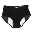 thumbnail image 4 of HOOWIFFY Menstrual Briefs for Female Black Nylon Fabric Comfortable Women Menstrual Period 1Pcs, 4 of 8